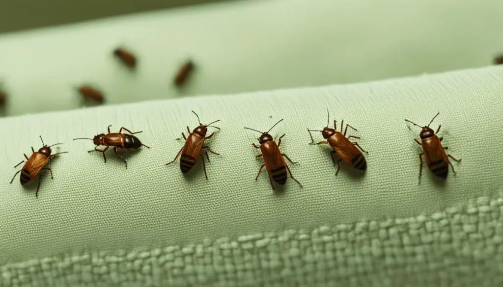 bed bugs on sofa