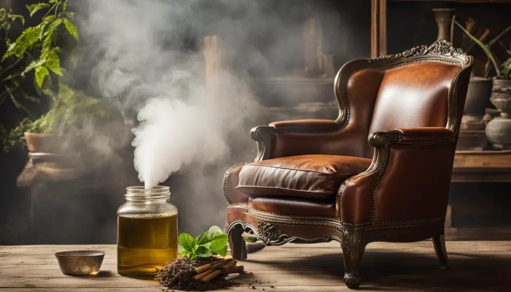remove smoke smells from vintage furniture
