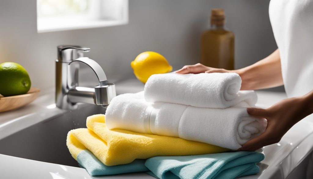 washing tips for white towels